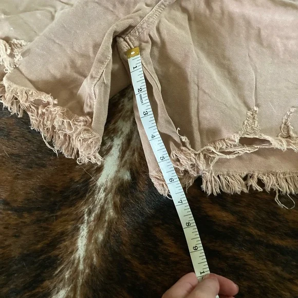 Vervet Brown Distressed Shorts - Picture 5 of 7